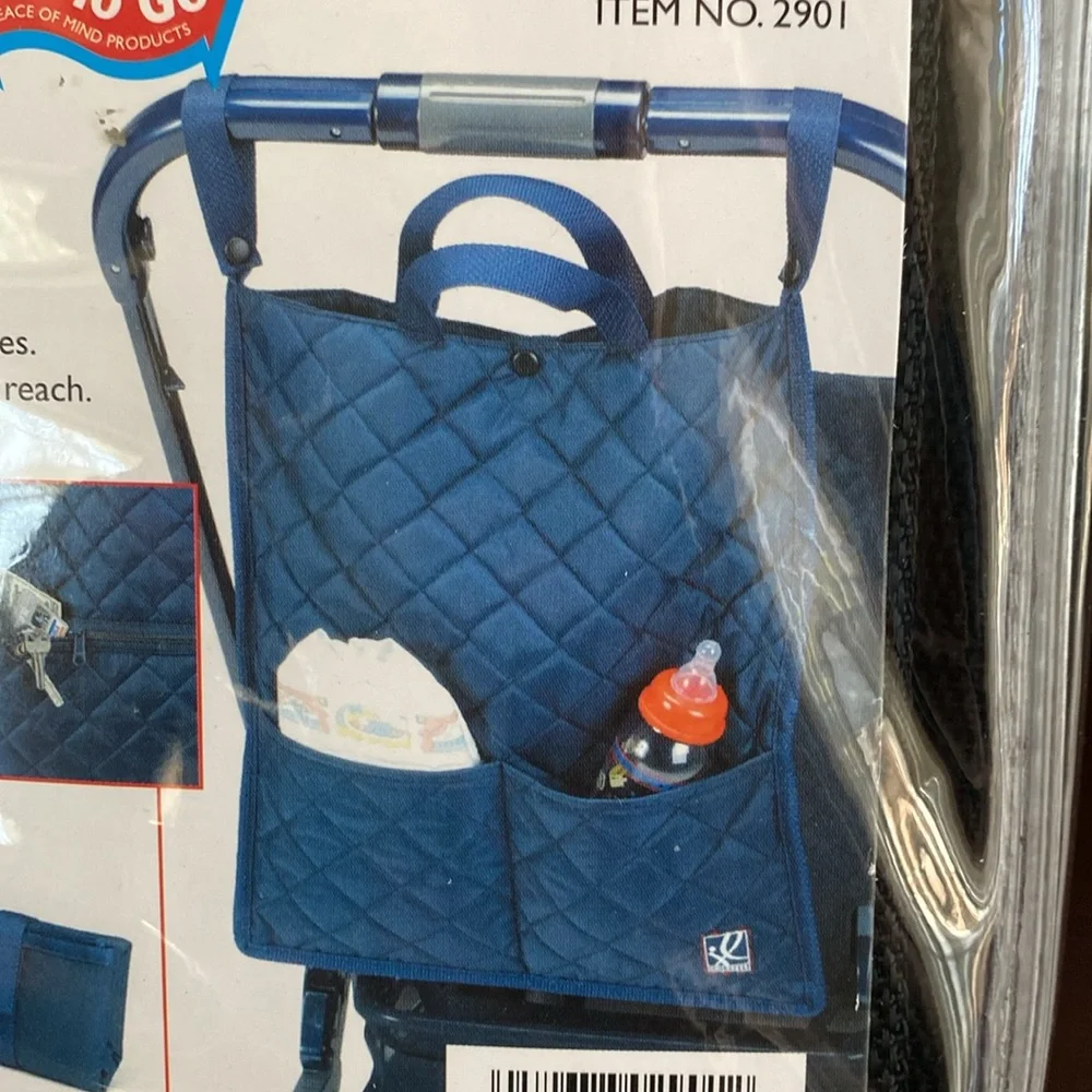 JL CHILDRESS ❤️RED❤️ QUILTED STROLLER TOTE 🍼BABY🍼 BAG 🌟NWT🌟